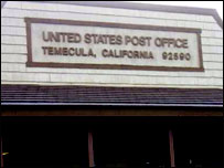 कैलिफ़ोर्निया के डाकखाने