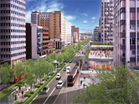 computer generated view of Croydon