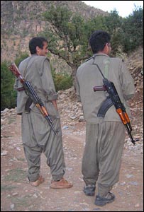 کردهای پ ک ک در شمال عراق