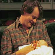 A typical Dad and his baby