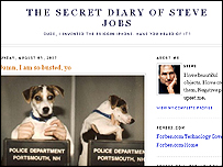 O blog 'The Secret Diary of Steve Jobs'