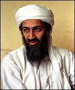 Muslimský extremista Usáma bin Ladin