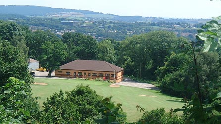 Club house at pontnewydd course