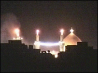 نجف: پیر کی شب بھی بمباری ہوئی