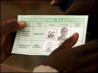 ज़िम्बाब्वे में मतदान