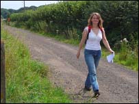 Web producer Faye takes a walk