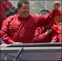 O presidente da Venezuela, Hugo Chávez