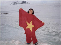 Minh Hồng là người Việt đầu tiên thám hiểm Nam Cực