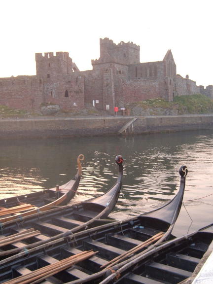 View of Peel Castle From The Longship