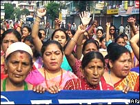 تظاهرکنندگان نپالی