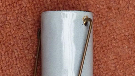 Edmund Crichton talks about a drinking water vessel from a lifeboat. Edmund Crichton talks about a drinking water vessel from a lifeboat.