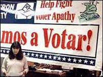 Campanha eleitoral em espanhol nos EUA