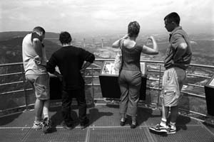 Tourists come from all over the world to admire the British-designed viaduct.