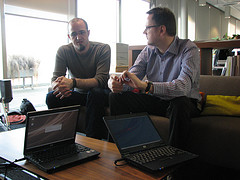 Jono Bacon and Ashley Highfield talk about Ashleys new Ubuntu Laptop