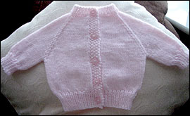 Seamless neck down cardigan