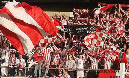 The support for the Derry team was immense. Pic Billy McLeod.