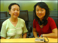 留学生母亲顾利平接受天舒采访