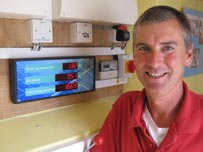 Islanders are monitoring their electricity consumption compared to the rest of the UK.