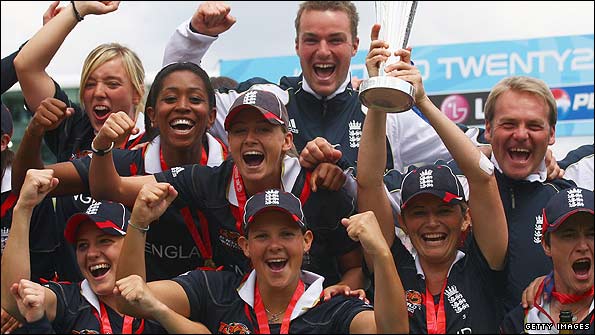England celebrate victory at Lord's