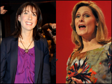 Samantha Cameron and Sarah Brown
