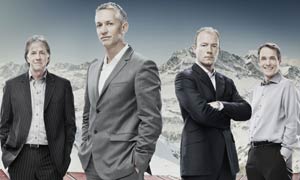 Euro 2008: (L-R) Mark Lawrenson, Gary Lineker, Alan Shearer and Alan Hansen