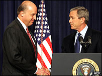 John Negroponte ve George Bush