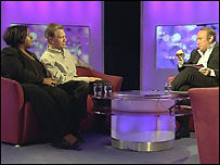 Diane Abbott, Michael Portillo and Andrew Neil