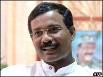 اس پی تامیل سیلوان که رهبر شاخه سیاسی ببرهای تامیل 