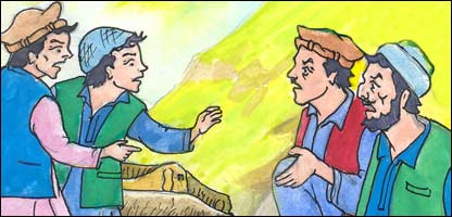 سيد محمد، الله داد، مجيد او قمبرګل