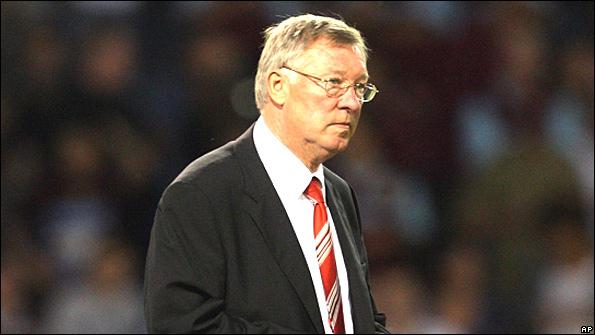 Sir Alex Ferguson at Turf Moor
