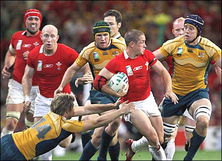 Shane WIlliams in action against Australia
