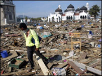 इंडोनेशिया में तबाही