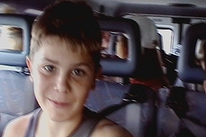 Young gypsies from the Priory Project in Wales have a blast from the past in gypsy Vadas.