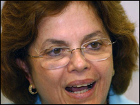 A ministra-chefe da Casa Civil, Dilma Rousseff