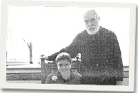 Leanna Davies gyda Dafydd Islwyn Hughes