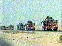 Tropas britânicas se transferindo para o centro do Iraque