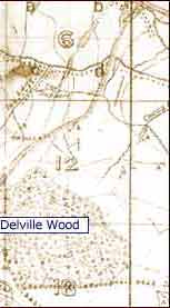 New Zealand Memorial - map of the battleground at the time of the Somme