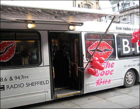 Radio Sheffield's Love Bus