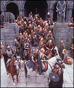 Rohan Soliders gather / Courtesy of Entertainment Film Distributors.