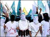 Manifestação do Hamas