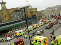 Estação de Kings Cross nesta sexta-feira