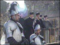 Extras at Alnwick Castle