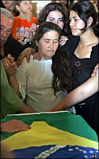 Rakev s tělem Jeana Charlese de Menezese