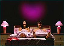 Man and woman in bed