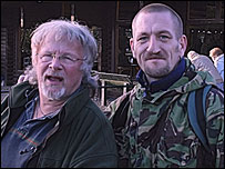 Chris with Bill Oddie