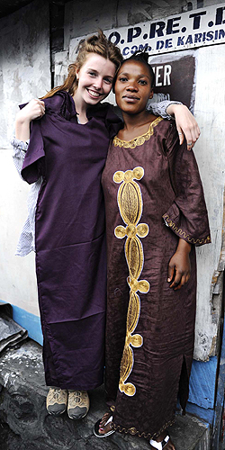 Kids With Guns: Stacey Dooley Investigates (Stacey Dooley and ex-soldier Zawadi, photos by Fiona LLoyd-Davies)