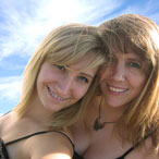 Kelly and her friend