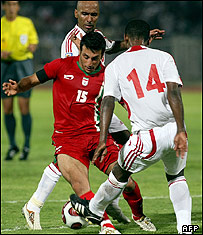 بازی ایران و امارات