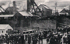 Photo from collection at heritage room at Senghenydd village's community centre