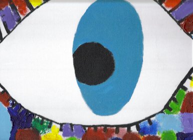 Rainbow eye